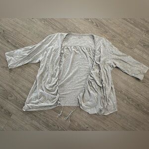 Coldwater Creek Heather Gray Cotton Tee